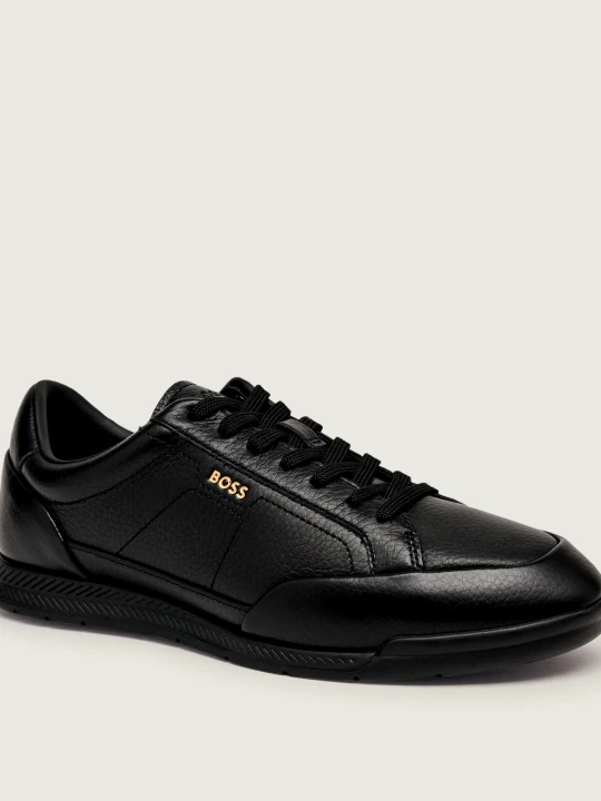 Zdjęcie produktu BOSS BLACK Skórzane sneakersy Nitan_Lowp_ltgrn