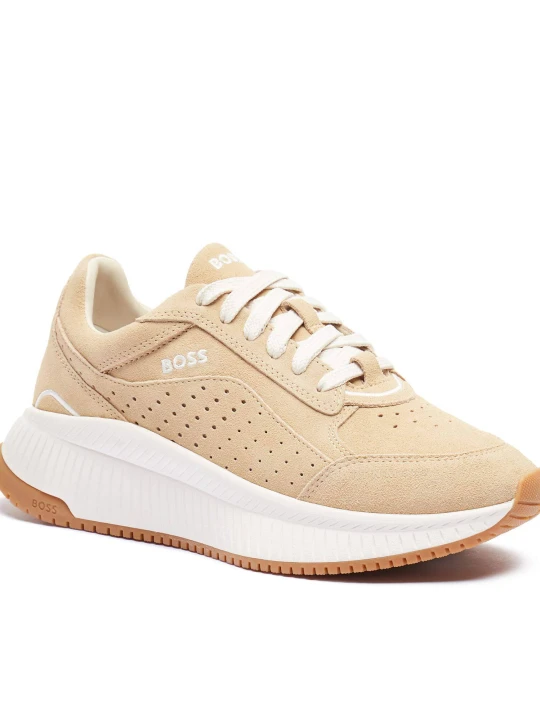 Zdjęcie produktu BOSS BLACK Sneakersy Ttnmevo_Runn_sd | zamsz beżowy