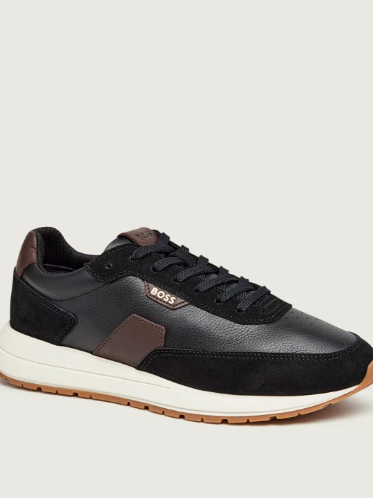 Zdjęcie produktu BOSS BLACK Skórzane sneakersy Vinston_Runn_sdtbbu | zamsz