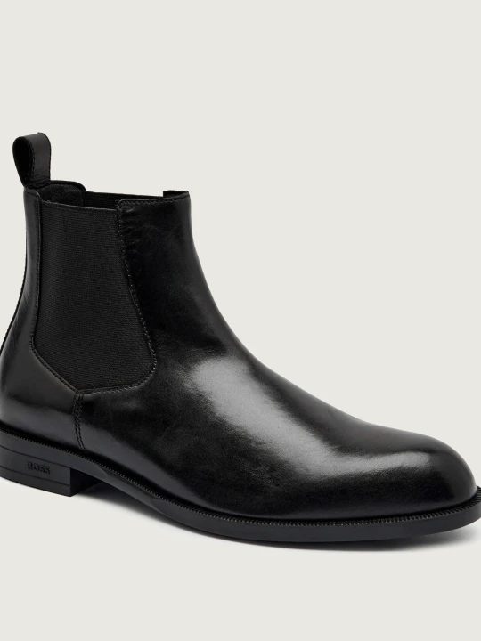 Zdjęcie produktu BOSS BLACK Skórzane sztyblety Tayil_Cheb_bu