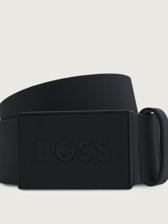 Zdjęcie produktu BOSS BLACK Skórzany pasek Boss_Icon-S1 granatowy