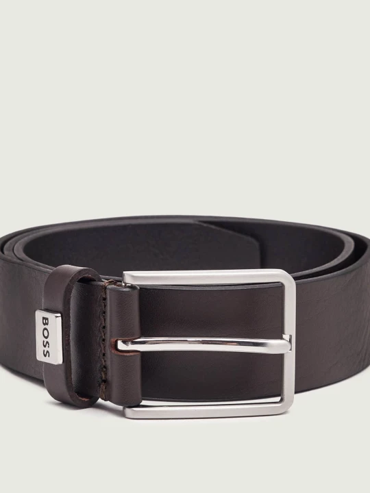 Zdjęcie produktu BOSS BLACK Skórzany pasek Elio_Sz35 brązowy