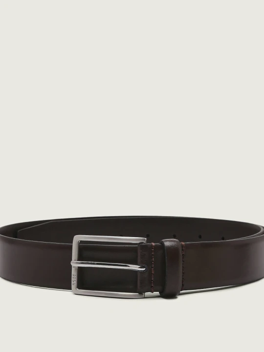 Zdjęcie produktu BOSS BLACK Skórzany pasek Erman-L_Sz35 brązowy