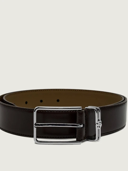 Zdjęcie produktu BOSS BLACK Skórzany pasek Vitul_B-Loop-St_Sz35 brązowy