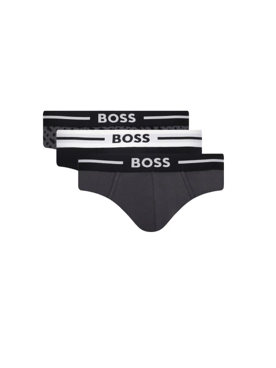 Zdjęcie produktu BOSS BLACK Slipy 3-pack Bold Design grafitowy
