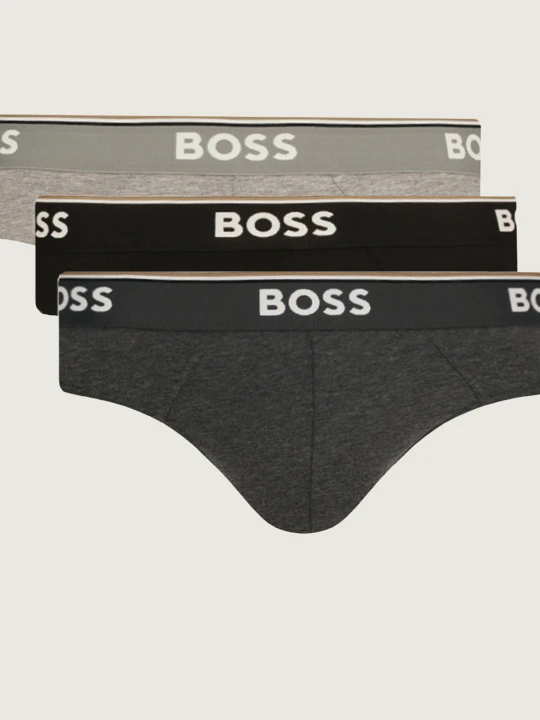 Zdjęcie produktu Boss Bodywear Slipy 3-pack Brief 3P Power grafitowy