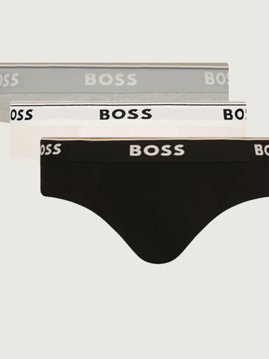 Zdjęcie produktu Boss Bodywear Slipy 3-pack Brief 3P Power szary