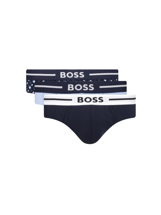 Zdjęcie produktu BOSS BLACK Slipy 3-pack HipBr 3P Bold Design granatowy