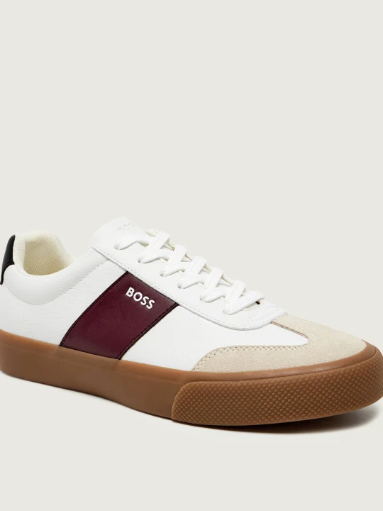 Zdjęcie produktu BOSS BLACK Sneakersy Aiden_Tenn_sdgpup | zamsz biały
