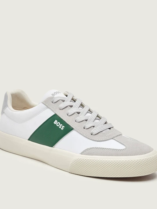 Zdjęcie produktu BOSS BLACK Sneakersy Aiden_Tenn_sdnypu | zamsz biały
