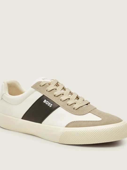 Zdjęcie produktu BOSS BLACK Sneakersy Aiden_Tenn_sdnypu | zamsz beżowy