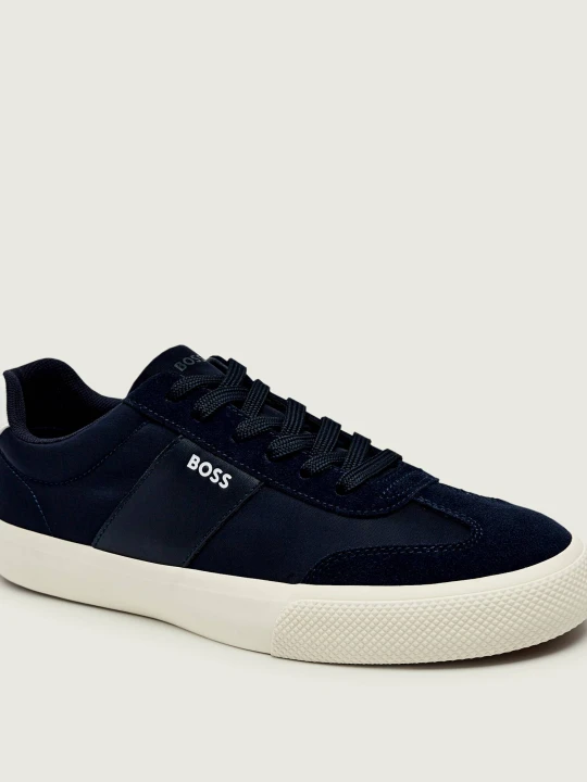 Zdjęcie produktu BOSS BLACK Sneakersy Aiden_Tenn_sdnypu | zamsz granatowy