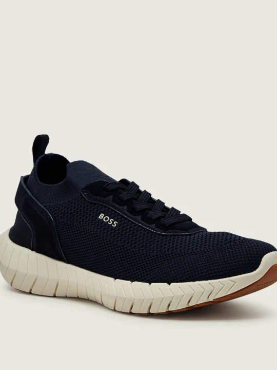Zdjęcie produktu BOSS BLACK Sneakersy BOSS-MOTION_Slon_kns | zamsz granatowy