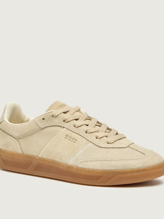 Zdjęcie produktu BOSS BLACK Sneakersy Brenta_Tenn_fullsd | zamsz beżowy