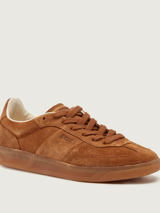 Zdjęcie produktu BOSS BLACK Sneakersy Brenta_Tenn_fullsd | zamsz brązowy
