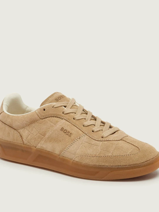 Zdjęcie produktu BOSS BLACK Sneakersy Brenta_Tenn_sdcrc | zamsz beżowy
