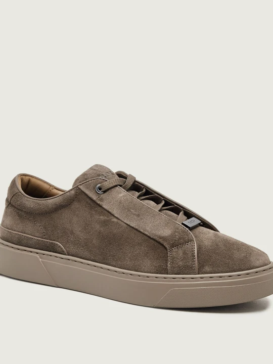 Zdjęcie produktu BOSS BLACK Sneakersy GaryTenn_sdhdel | zamsz brązowy