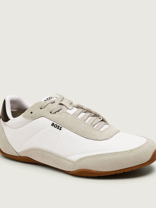 Zdjęcie produktu BOSS BLACK Sneakersy Jaylen_Lowp_sdnylt | zamsz biały