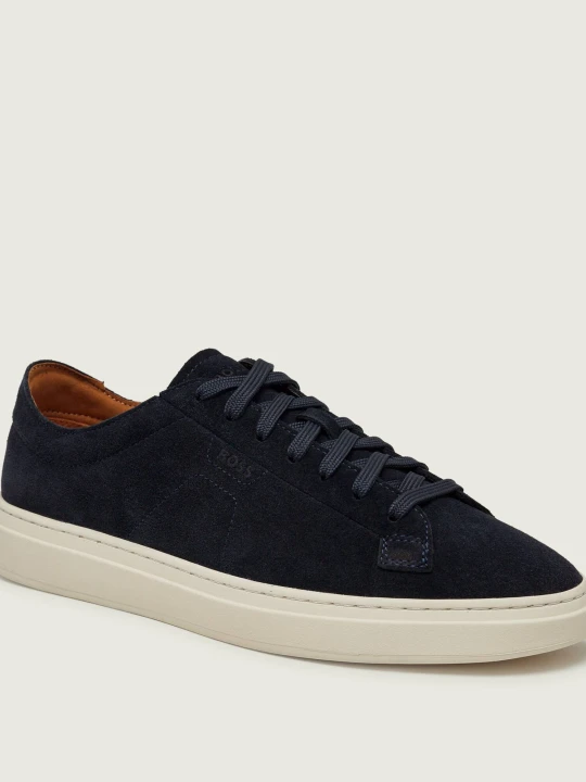 Zdjęcie produktu BOSS BLACK Sneakersy Kieran_Tenn_wcsd | zamsz granatowy