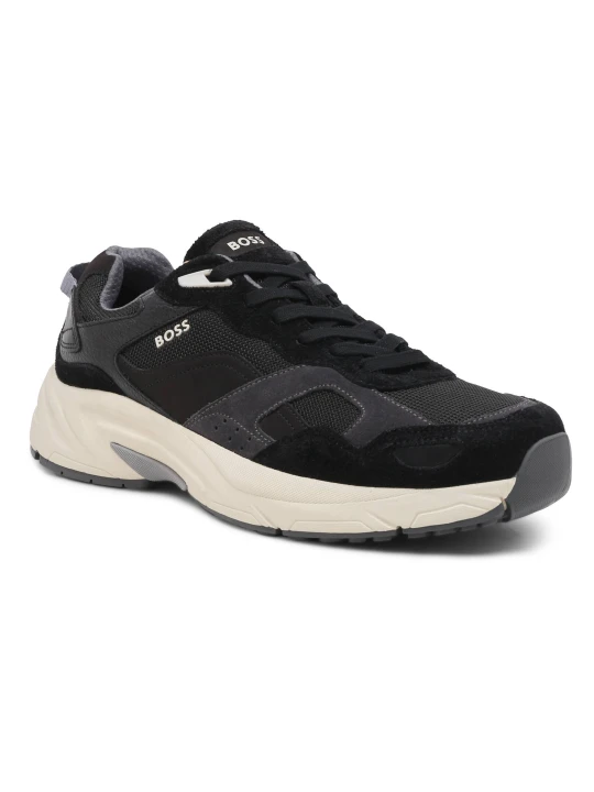 Zdjęcie produktu BOSS BLACK Sneakersy Levitt_Runn_hsdny | z dodatkiem skóry