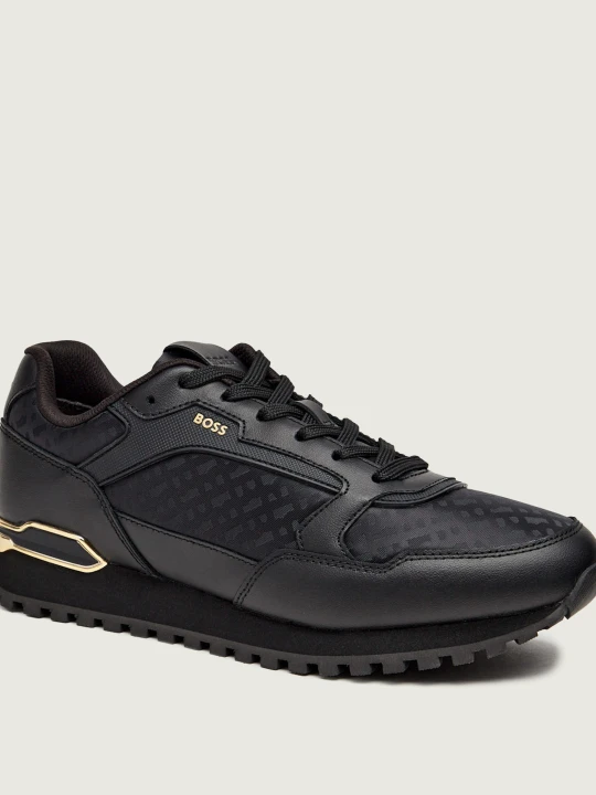 Zdjęcie produktu BOSS BLACK Sneakersy Parkour-L_Runn_nmnal | z dodatkiem skóry