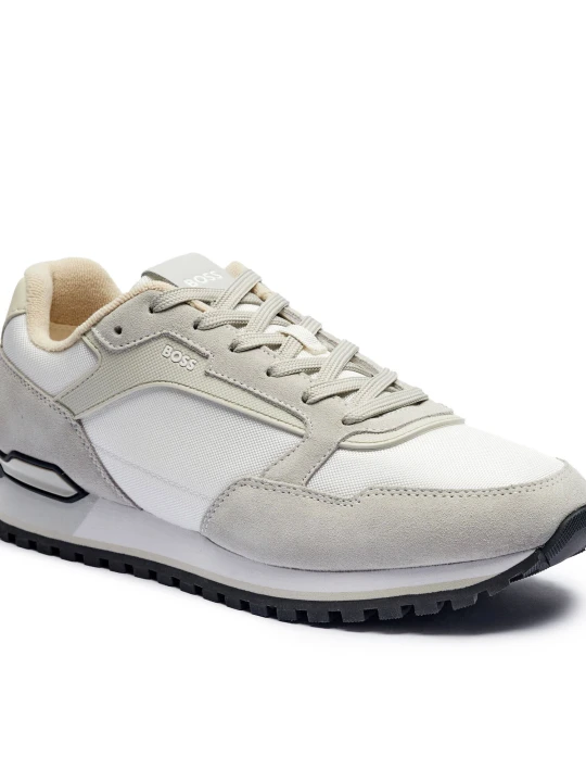 Zdjęcie produktu BOSS BLACK Sneakersy Parkour-L_Runn_sdnyt | z dodatkiem skóry biały