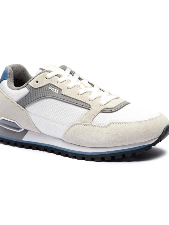 Zdjęcie produktu BOSS BLACK Sneakersy Parkour-L_Runn_sdnyt | z dodatkiem skóry beżowy