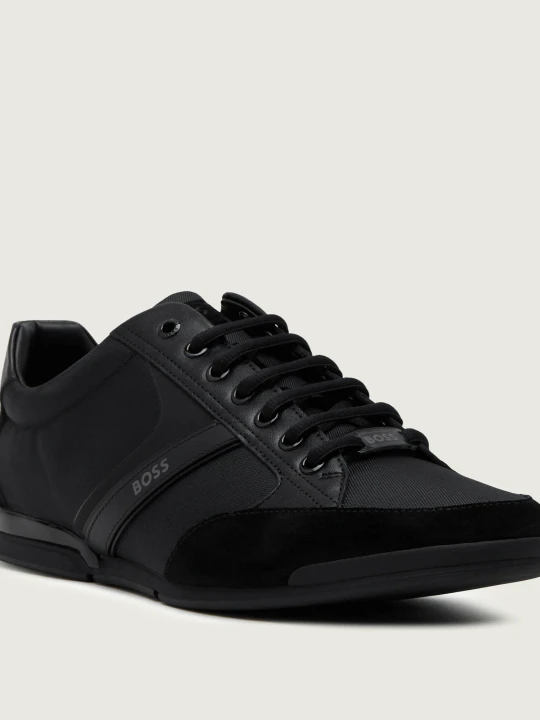 Zdjęcie produktu BOSS BLACK Sneakersy Saturn_Lowp | z dodatkiem skóry