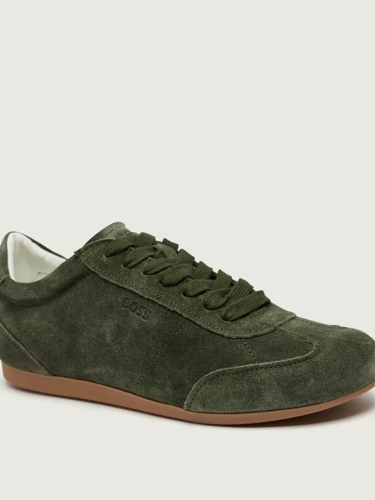 Zdjęcie produktu BOSS BLACK Sneakersy Solenne_Tenn_sd | zamsz oliwkowy