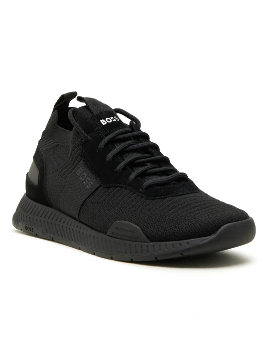 Zdjęcie produktu BOSS BLACK Sneakersy Titanium_Runn_knst_N | z dodatkiem skóry