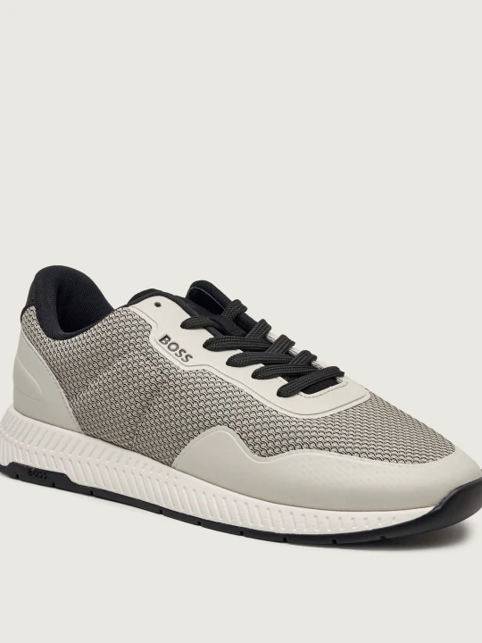 Zdjęcie produktu BOSS BLACK Sneakersy Titanium_Runn_meth szary