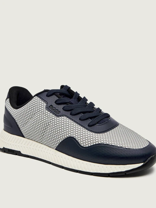 Zdjęcie produktu BOSS BLACK Sneakersy Titanium_Runn_meth granatowy