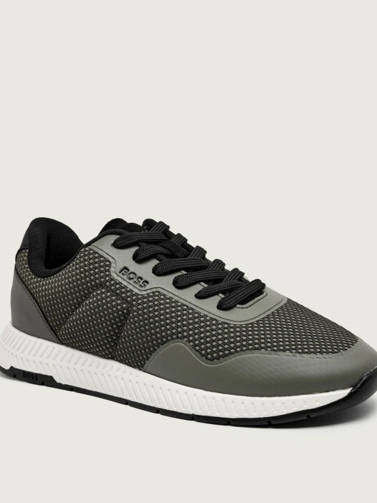 Zdjęcie produktu BOSS BLACK Sneakersy Titanium_Runn_meth zielony