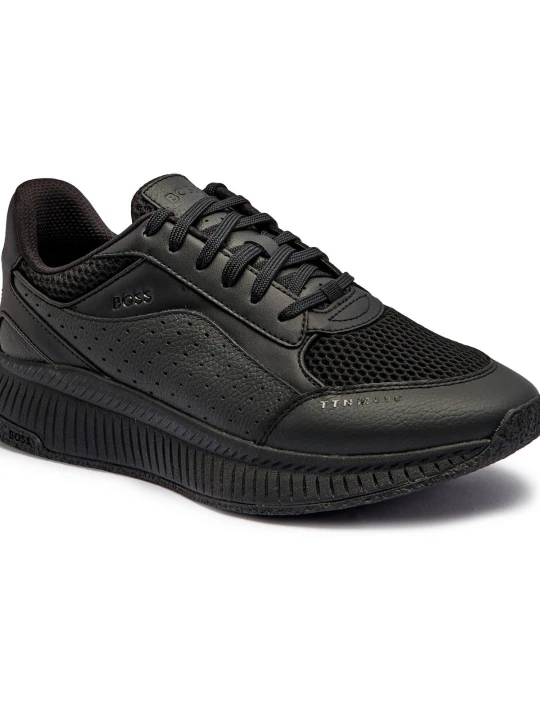 Zdjęcie produktu BOSS BLACK Sneakersy TTNM EVO_Runn_meltb | z dodatkiem skóry
