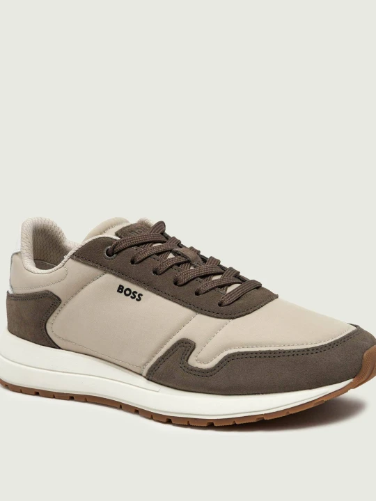 Zdjęcie produktu BOSS BLACK Sneakersy Vinston_Runn_nysd | zamsz beżowy
