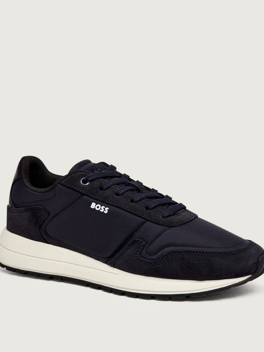 Zdjęcie produktu BOSS BLACK Sneakersy Vinston_Runn_nysd | zamsz granatowy