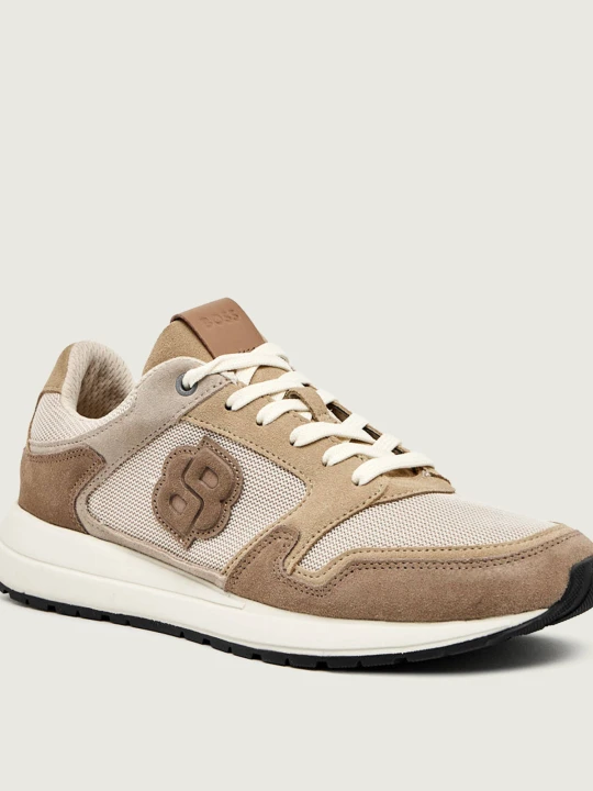 Zdjęcie produktu BOSS BLACK Sneakersy Vinston_Runn_sdmeBB | zamsz beżowy