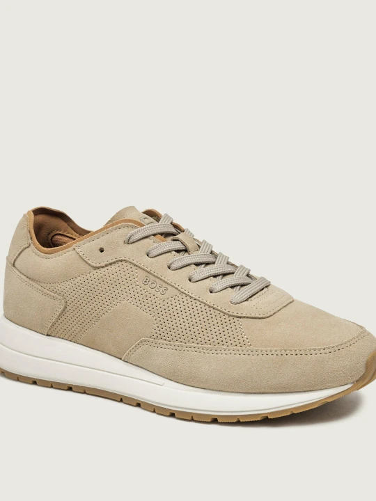 Zdjęcie produktu BOSS BLACK Sneakersy Vinston_Runn_sdpf | zamsz beżowy