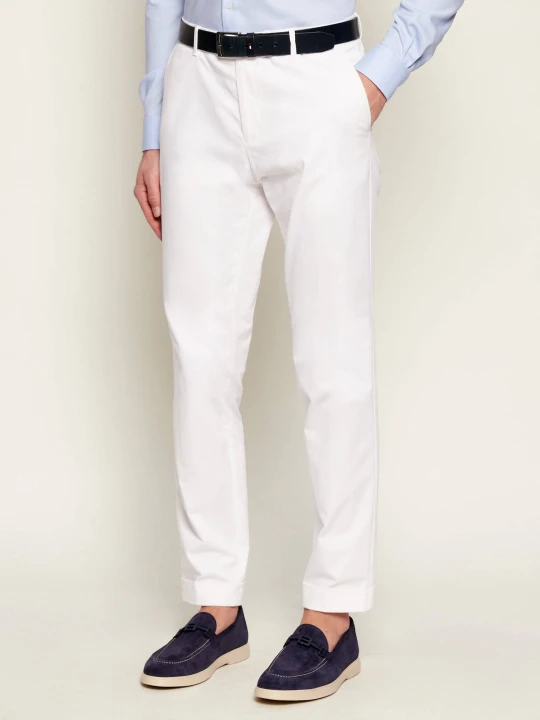 Zdjęcie produktu BOSS BLACK Spodnie C-Genius-TU-WG-261F | Slim Fit biały