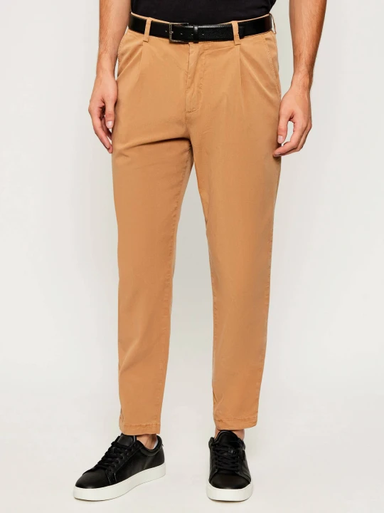 Zdjęcie produktu BOSS BLACK Spodnie chino C-Kerin-PL | Tapered fit beżowy