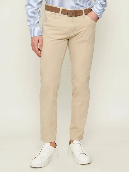 Zdjęcie produktu BOSS BLACK Spodnie chino H-Delaware5 | Slim Fit beżowy