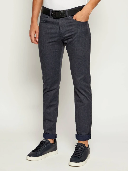 Zdjęcie produktu BOSS BLACK Spodnie chino H-Delaware5 | Slim Fit granatowy