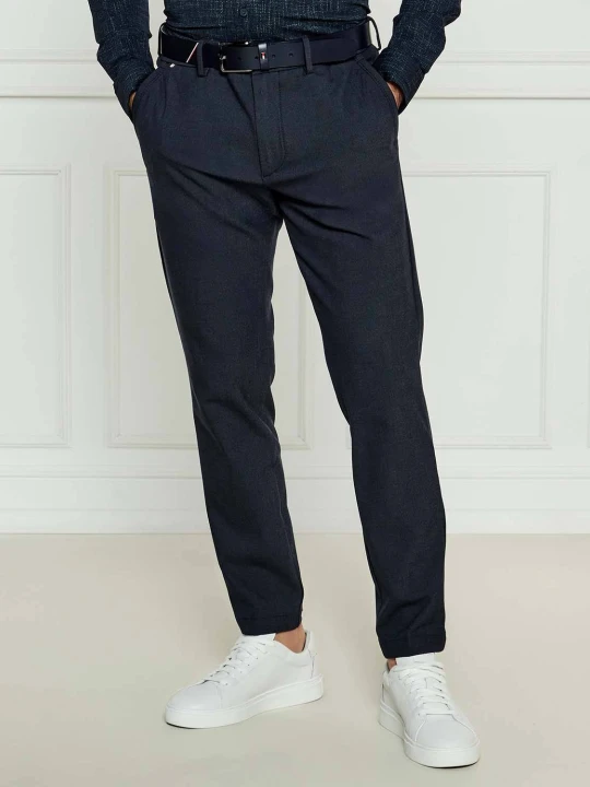 Zdjęcie produktu BOSS BLACK Spodnie chino H-Kaiton | Slim Fit granatowy