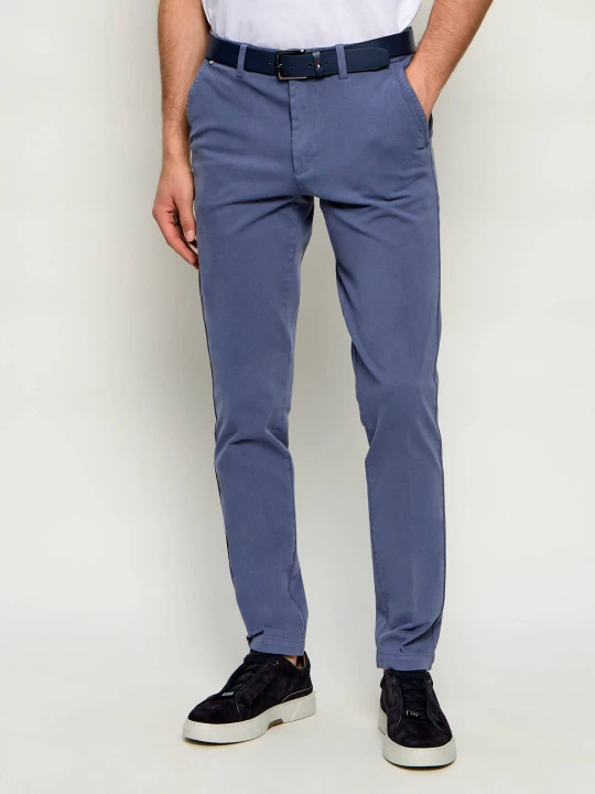 Zdjęcie produktu BOSS BLACK Spodnie chino H-Kaiton1 | Slim Fit niebieski