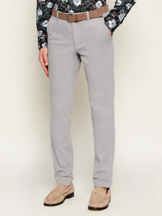 Zdjęcie produktu BOSS BLACK Spodnie chino H-Kaiton1 | Slim Fit szary