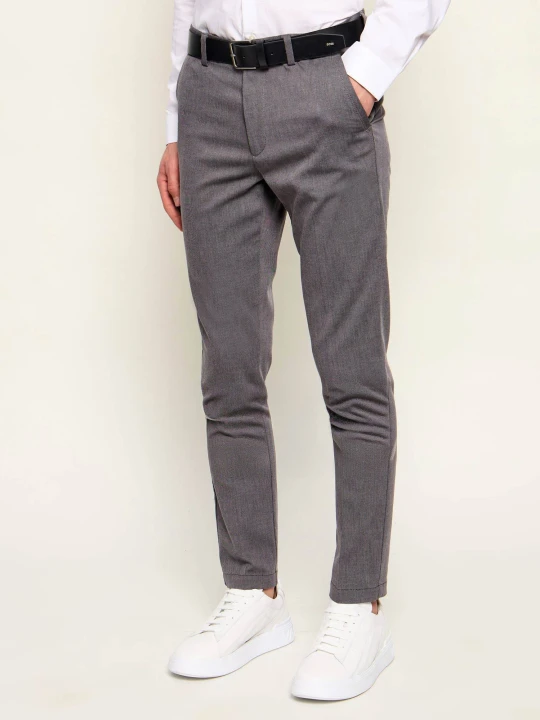 Zdjęcie produktu BOSS BLACK Spodnie chino H-Kaiton1 | Slim Fit szary