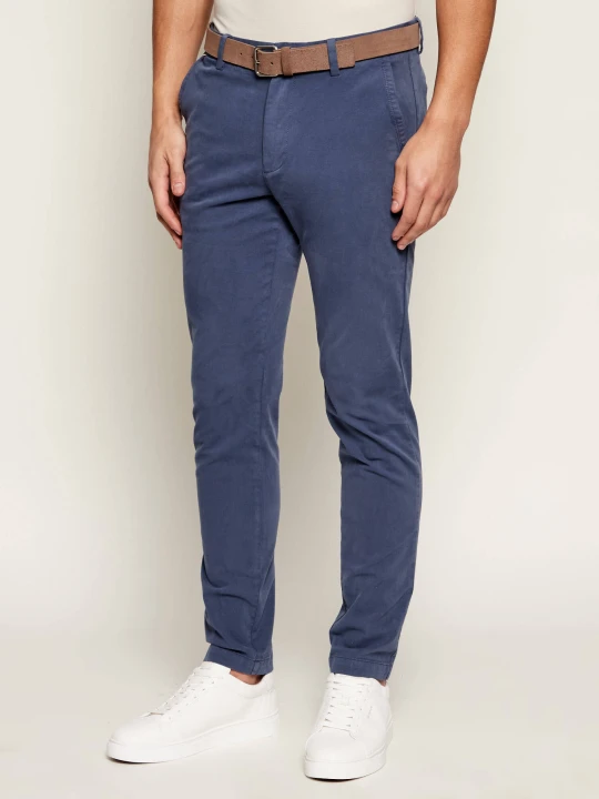 Zdjęcie produktu BOSS BLACK Spodnie chino H-Kaiton1 | Slim Fit granatowy