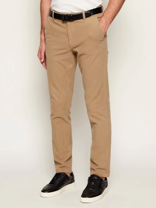 Zdjęcie produktu BOSS BLACK Spodnie chino H-Kaiton1 | Slim Fit beżowy