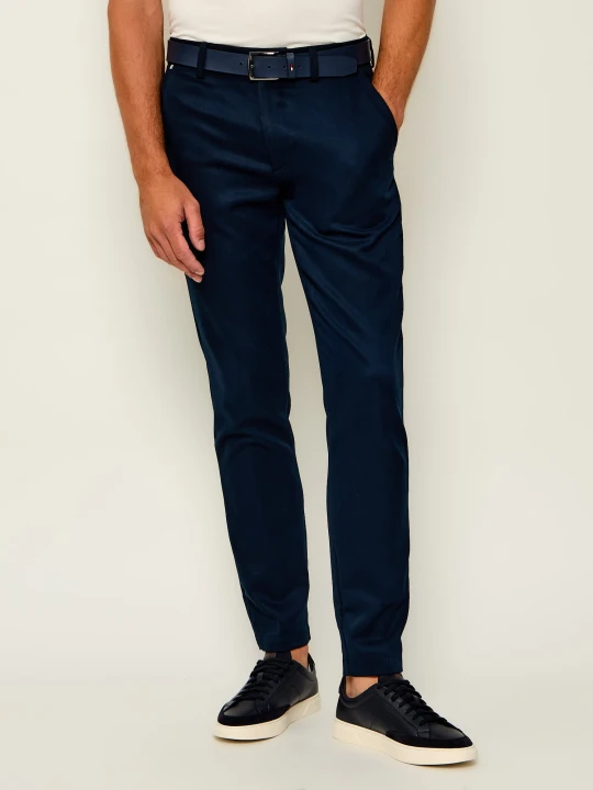 Zdjęcie produktu BOSS BLACK Spodnie chino H-Kaiton1 | Slim Fit granatowy