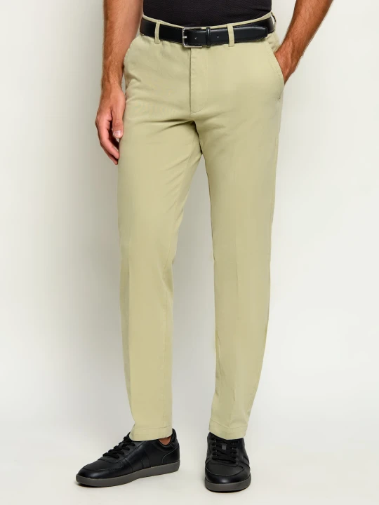 Zdjęcie produktu BOSS BLACK Spodnie chino H-Kaiton1 | Slim Fit pistacjowy